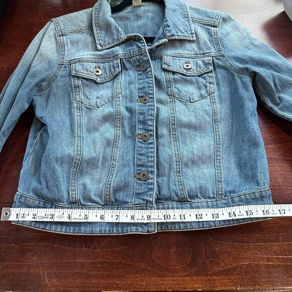 NORDSTROM BP Classic Denim Jean Jacket - size Medium - Picture 6 of 8